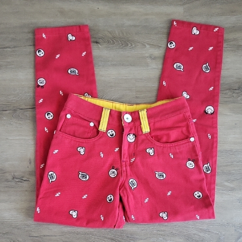 LaLa Bobo Red Emoji Jeans